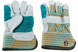 Перчатки спилковые комбинированные с усилением (тип ДОКЕР)