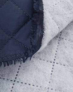 Подклад дублированный синтепоном 100гм2 -чер. (термо)