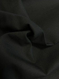 Ткань КАНВАС 100_ хлопок,пов плотность 240гм2 цвет черный