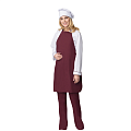 Костюм женский Гурман (белый/бордовый)
