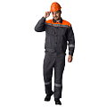 Костюм Легион-1 СОП с брюками, (т.серый+оранжевый)