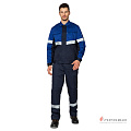 Костюм мужской "Вираж-Антистат М"(т.синий/василек)