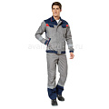 Костюм Мегаполис с брюками (сер.+т.син.+красн.кант)