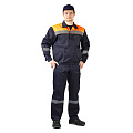 Костюм "Легион" с п/к + СОП 50 (т.синий с оранжевым)